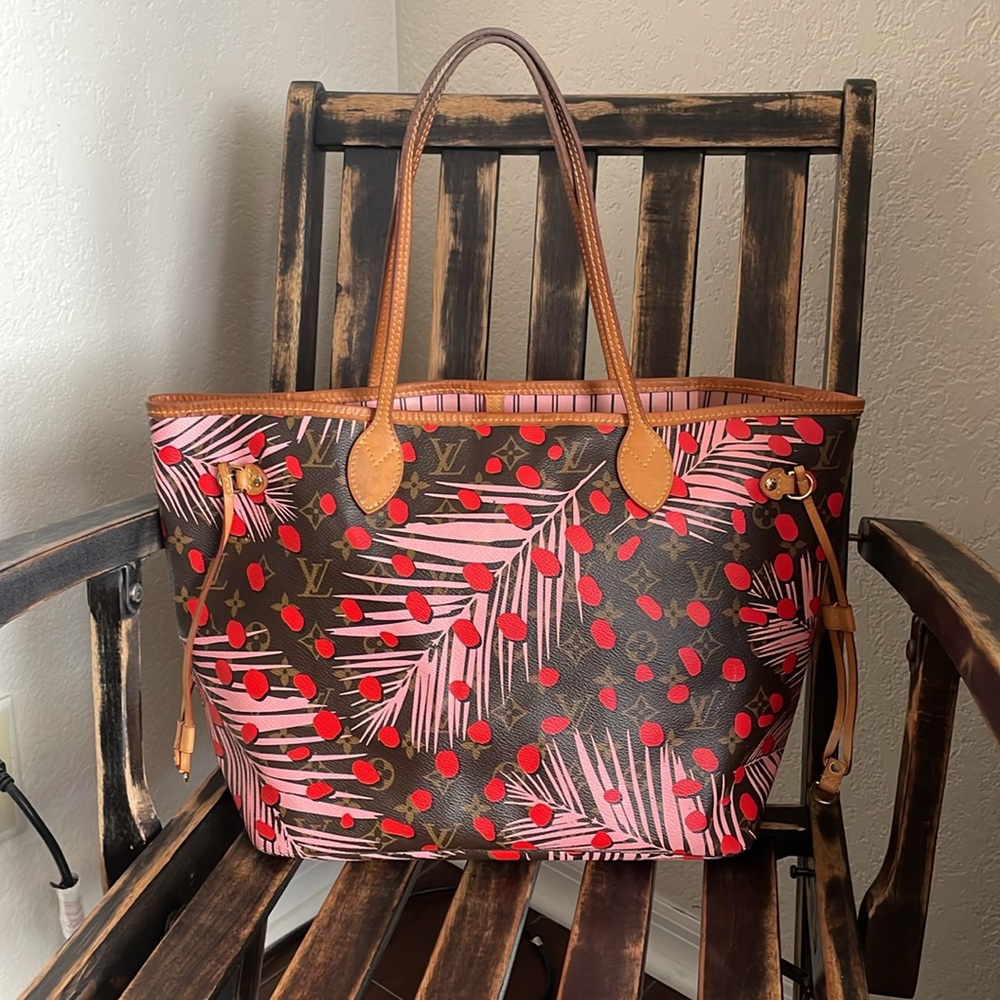Louis Vuitton Limited Edition Jungle Dot Neverfull MM